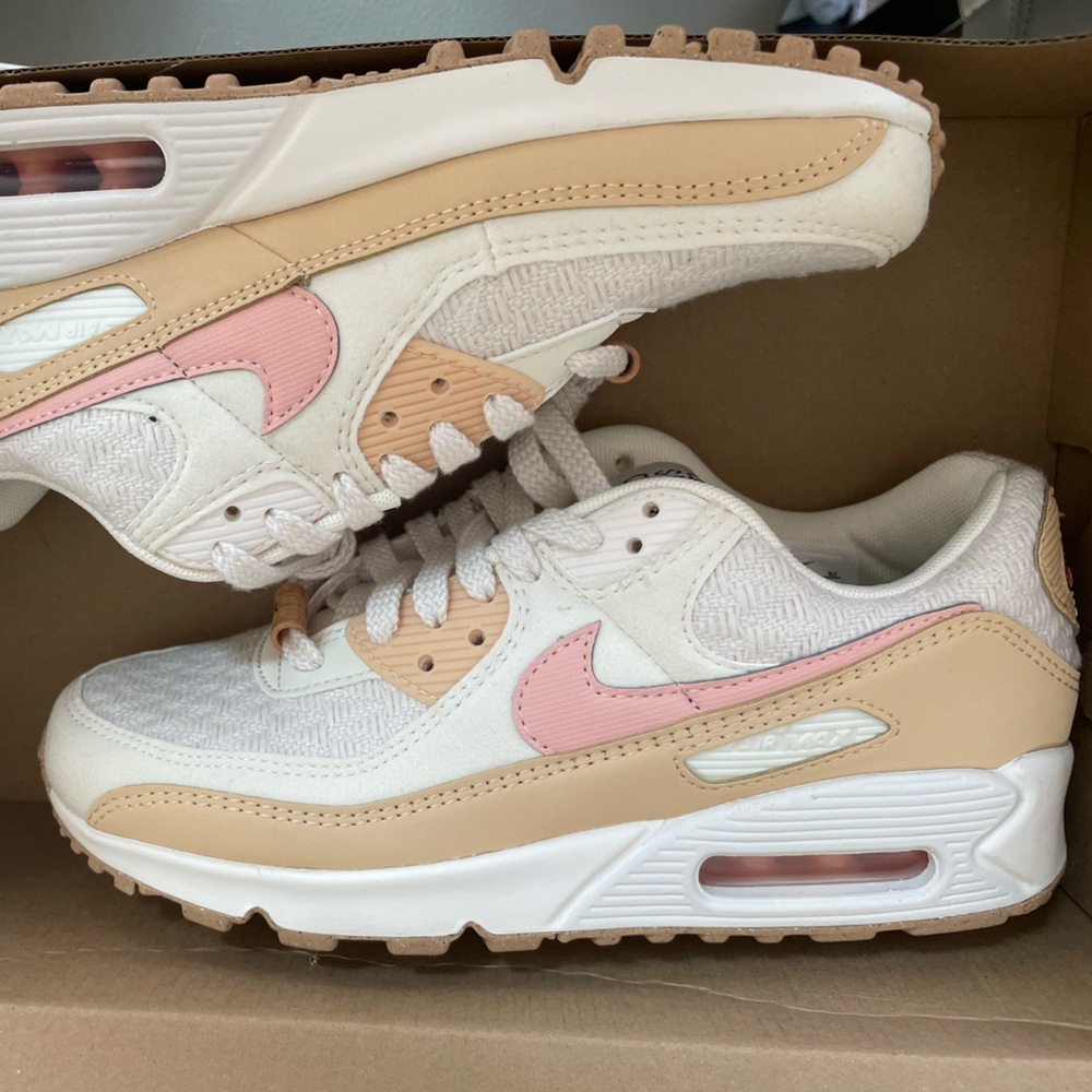 Nike w air max 90 se sail arctic orange phantom sneakers